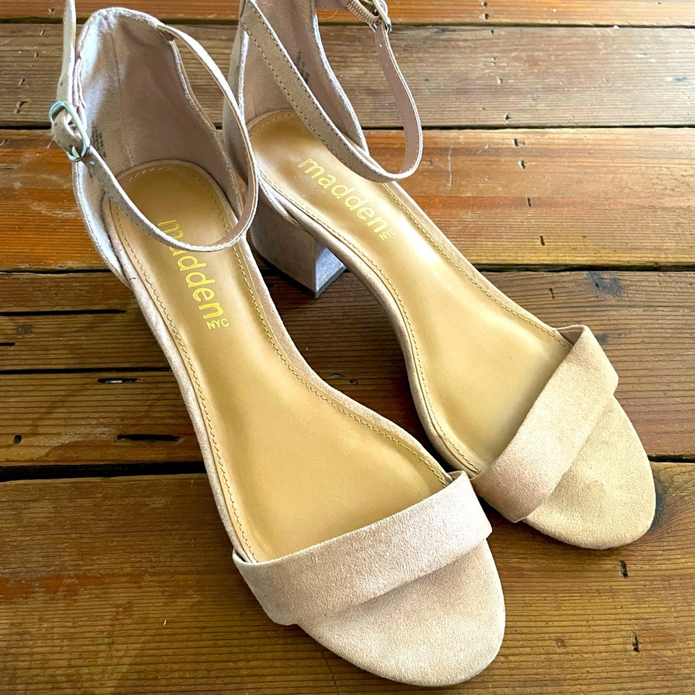Nude Blush colored Madden NYC heels